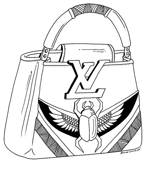 louis vuitton coloring pages